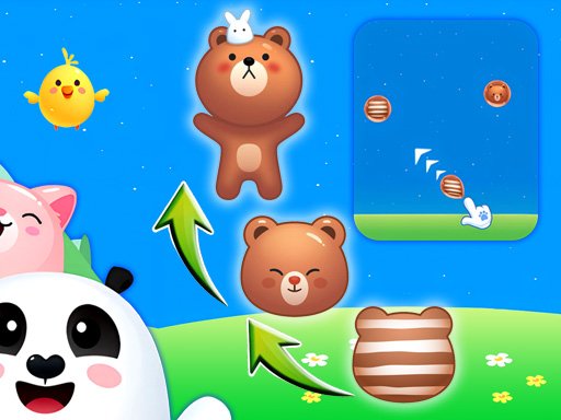 แอนิมอลเมิร์จ: บับเบิ้ลชูตเตอร์ - crazygames,crazy games,free games,h5 game, free play,free crazy games