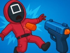 สควิดเกม: เพลย์กราวด์ชูตเตอร์ - crazygames