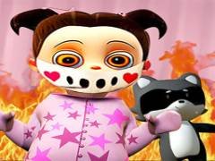 เกมสยองขวัญเด็กทารกสีชมพู - crazygames