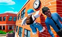 หนีโรงเรียน: วิ่งหนีอย่างโอบบี้! - crazygames