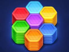 เกมซ้อนสีหกเหลี่ยม - crazygames