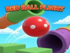 การบินของลูกบอลสีแดง - crazygames