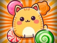 แมวและลูกอม - crazygames