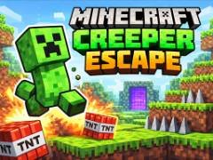 มายคราฟ ครีปเปอร์ เอสเคป - crazygames