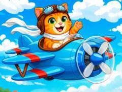 เครื่องบินการ์ตูน: ปริศนาจิ๊กซอว์ - crazygames