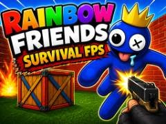Rainbow Friends โหมดเอาชีวิตรอด แบบ FPS - crazygames