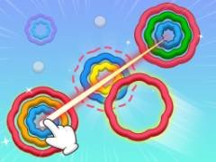 การจัดเรียงวงแหวนสีให้ตรงกัน - crazygames