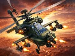 เกมเฮลิคอปเตอร์ยิงจู่โจมเรือรบ - crazygames