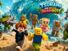 คลื่นสึนามิสำหรับหนี Brainrots - crazygames