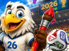 การระบายสีฟุตบอลโลก 2026 - crazygames