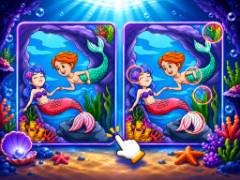 สปอต ذอ ดิฟเฟอเรนซ์ มิสติก เมอร์เมดส์ - crazygames