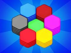 เรียงสีหกเหลี่ยม - crazygames
