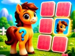 เควสจำภาพม้าตัวน้อยน่ารัก - crazygames