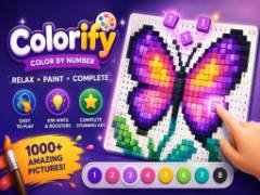 สีสันสดใส ระบายสีตามจำนวน - crazygames